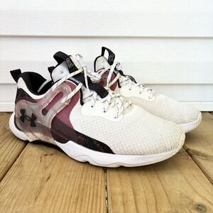 Under Armour HOVR Apex 3 South Carolina Gamecocks White Sneakers Shoes Mens 13